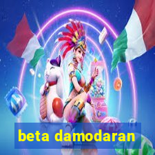 beta damodaran